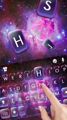 Nebula Galaxy Keyboard Backgro android App screenshot 3