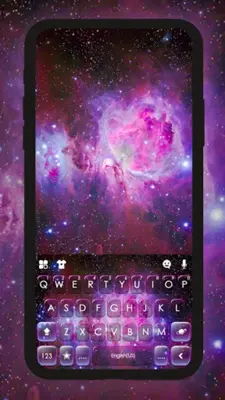 Nebula Galaxy Keyboard Backgro android App screenshot 4